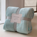 Axyaa Luxury Flannel Travel Blanket: Lightweight, Soft, Non-shedding, Colorfast Multipurpose Blanket