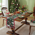 Axyaa Snowflake Table Runner Tassel Jacquard Decorative Living Room Dining Cover