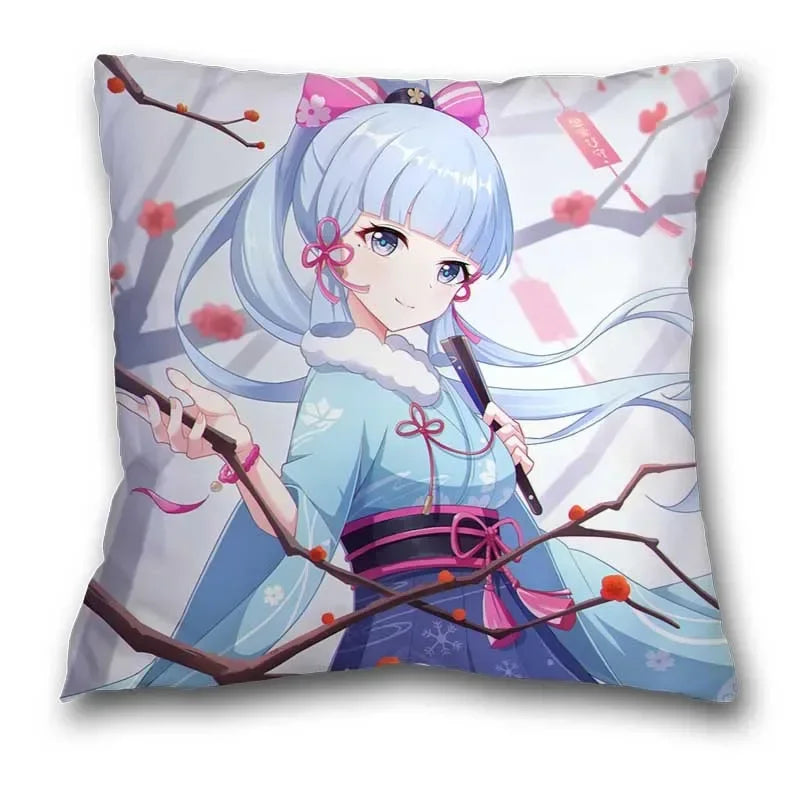 Genshin Impact Axyaa Pillow Cases - Klee Xiao Venti Hutao Anime Printed Pillowcases