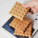 Axyaa Wooden Cookie Coasters Walnut Beech Heat Pad Set for Cups