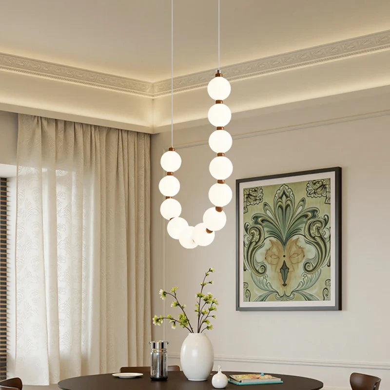 Axyaa Nordic Style Ceiling Lamps for Living Room, Staircase, Hanging, and Ceiling-mounted Spaces