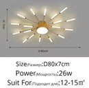 Axyaa Sunflower Chandelier LED Ceiling Light for Home Illumination