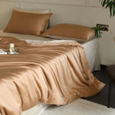 Axyaa Mulberry Silk Bedding Set Duvet Cover Flat Sheet Pillowcase Twin King Queen Size