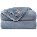 Axyaa Whitecap Plush Throw Blanket: Lightweight Luxury Fleece for Cozy Home Decor