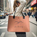 Axyaa Felt Storage Bag: Large Capacity Handbag for Fearless Living