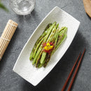 Axyaa White Ceramic Salad Bowl for Restaurant and Hotel Cold Dishes