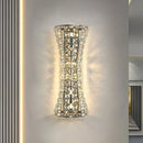 Axyaa Crystal Wall Lamp Small Waist Shape Staircase Light Luxury Master Bedroom Bedside Lighting