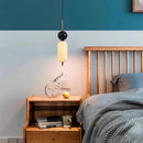 Axyaa Marble Stone Pendant Lights for Hotel Bedroom - Modern Luxury Chandeliers & Ceiling Lamps