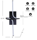 Axyaa Magnetic Bedside Lamp Minimalist Touch Wall Light