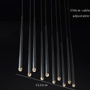 Axyaa Minimal Pendant Lights for Modern Spaces: Restaurants, Villas, Duplexes, LED Fixtures, Home Decor