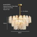 Axyaa French Style Minimalist Chandelier Full-Spectrum Lamp for Bedroom, Living Room, Dining Room