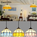 Axyaa Stained Glass Pendant Light for Home Decor and Kitchen Lighting