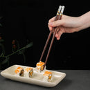 Axyaa Natural Wood Persimmon Chopsticks Set - Family Dining Non-slip Pair