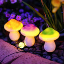 Axyaa Solar Mushroom String Lights: Beautiful Outdoor Decor for Garden, Patio, and Pathways
