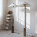 Axyaa Nordic Minimalist Fabric Hat LED Floor Lamp for Home Decor