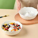 Axyaa Polar Bear Ceramic Salad & Noodle Bowl Set, Creative Iceberg Design, 20cm