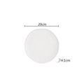 Axyaa Bead Edge Ceramic Steak Pasta Fruit Plate Set for Molecular Cuisine