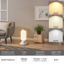 Axyaa Nordic Floor Lamp Iron Base LED Cream Lampshade Home Decor