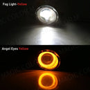 Axyaa LED Angel Eye Fog Lamp for Nissan Altima Sylphy Bluebird Versa Urvan