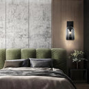 Axyaa Luxury Glass Wall Lamp: Nordic Style Double Art Light for Bedroom Decor
