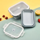 Axyaa Silicone Bento Box - Collapsible Portable Lunch Container