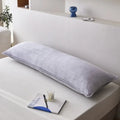 Axyaa Long Pillowcase Set for Double Couple, Winter-Warm Milk Fleece, Farai Fleece