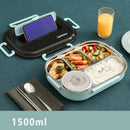 Axyaa Stainless Steel Insulated Lunch Box Set with Bag for Office Students Kids