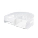 Axya U-Shaped Multi-Layer Egg Box Kitchen Storage - Large Capacity, Transparent