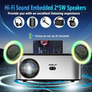 Axyaa 25000 Lumens Android 4K 8K Home Theater Projector, 1000ANSI Full HD, Auto Keystone