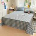 Axyaa Cotton Coarse Cloth Bed Sheet Set, Soft Mat & Quilt - Single/Double, Print, Washable