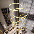 Axyaa Staircase Chandeliers LED Pendant Light for Modern Home Decor