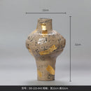 Axyaa Handmade Ceramic Vase Ginger Jar - Decorative Flower Pot for Home Accessories