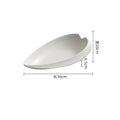 Axyaa Heart Shaped Fish Plate Set - Restaurant Tableware