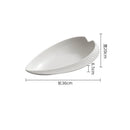 Axyaa Heart Shaped Fish Plate Set - Restaurant Tableware
