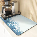 Axyaa Ocean Silicone Coasters Set - European Style Kitchen Decor Mats
