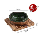Axyaa Stone Pattern Ceramic Bowl Set - Unique Irregular Design for Soup, Dessert, Sushi