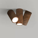 Axyaa Antique Style Walnut Color Ceiling Light