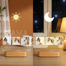 Axyaa Personalized Photo Acrylic Night Light with Message - Unique Gift for Mom