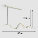 Axyaa Modern LED Chandeliers for Indoor Dining Room Pendant Ceiling Lighting