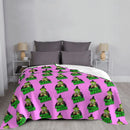 Axyaa Cozy Throw Blanket for Winter - Decorative Sofa Quilt, Warm and Stylish