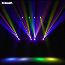 Axyaa Mini 7R 230W Beam Moving Head Light: Frost Rainbow Effect, Flight Case - DJ Stage Disco