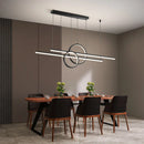 Axyaa Dimmable LED Chandelier for Kitchen Island & Dining, Minimalist Design