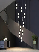 Axyaa Modern LED Staircase Chandelier Ceiling Light Fixture