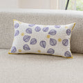 Axyaa Dandelion Leaves Embroidered Cushion Cover, Country Style, 45x45cm