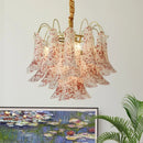 Axyaa Luxury Glass Pendant Lights - Colorful E14 Hanging Lamp for Living Room