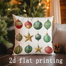 Axyaa Christmas Animal & Ornament Pillow Covers - Sofa Bedroom Car Decor