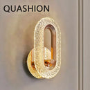 Axyaa Nordic Luxury Wall Lamp Bedroom Sconce Aisle Fashion Luminaria
