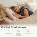 Axyaa Cotton Queen Blanket | All-Season Jacquard Cozy | Luxury Criss Cross Design