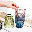 Axyaa 240ml Water Glass Set for Cold Drinks, Family and Friends Party