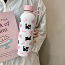 Axyaa Kawaii Cat Stainless Steel Thermal Tea Cup 500ml